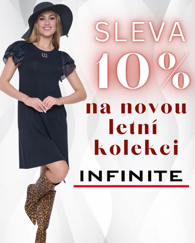 ✨ -10 % na INFINITE LÉTO ✨ Ulovte ikonické letní šaty 👗 a další elegantní kousky výhodněji – jen do neděle 20. 7. ⏳ Lehké...